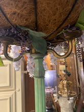 Floor Stand With Wisteria and solar light