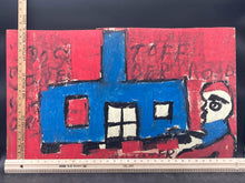 Original Willie Jinks Folk Signed Art Painting On Plywood - view 8