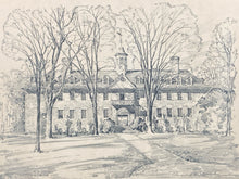 Framed 9x11" Wren Building Pencil Sketch Print By Charles Overly