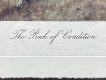 Vintage George Wright "The Pink Of Condition" Print, Framed - view 7