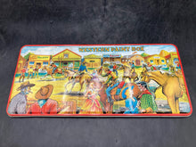 Vintage Western Paint Box English Tin Litho Paint Set