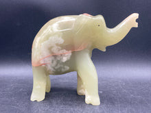 Hand Carved 6" Jade Elephant Figurine - view 6