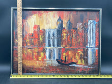 Origina Artist Signed New York City Brooklyn Bridge Painting