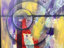 Original Contemporary Abstarct Painting By Chris Cruz, Signed