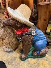Concrete Dog With Hat