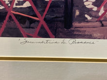 Sharie Hatchett-Bohlmann Signed "Summertime En Provence" Lithograph W/ CoA