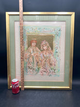 Edna Hibel Signed Limited Edition "The Marriage" Lithograph, Framed