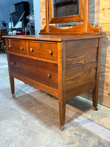 Antique Dresser With Mirror made by The Tocoa Furniture Co.