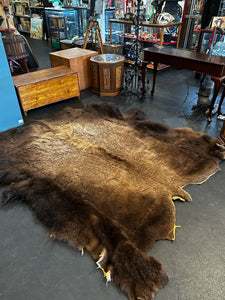 Navajo Buffalo Hide Wall Hanging