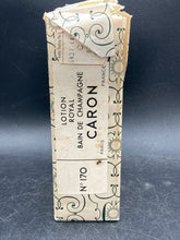 Rare Vintage Caron Lotion Royal Bain De Champagne 170ml Splash Tonic W/ Box