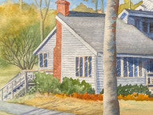 Artist Signed North Carolina House Watercolor Painting