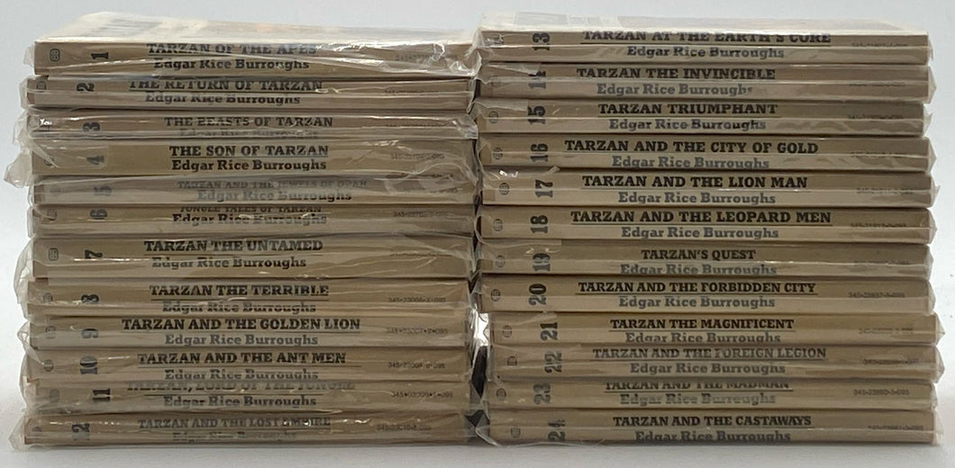 Tarzan 24-Volume Set | Edgar Rice Burroughs (1975, Ballantine Books Authorized Edition)