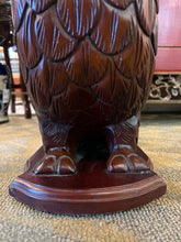 Carved Swan Table With Glass Top