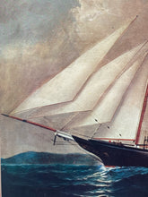 Framed & Matted 11x14" Thomas Harrison Schooner Print