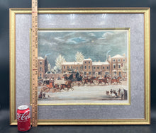 James Pollard "Approach To Christmas" Art Print, Framed