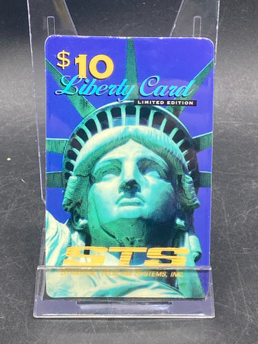 STS 1996 Limited Edition Liberty Card Prepaid Phone Card