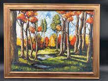 Gravely Signed Original Forest Landscape Oil Painting