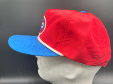 1980s STP Oil Patch Snapback Hat W/ White Brim Rope USA Made