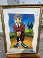 Framed Will Rafuse Golfer Print