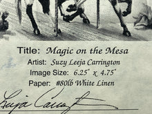 Suzy Leeja Carrington "Magic On The Mesa" Lithograph W/ CoA