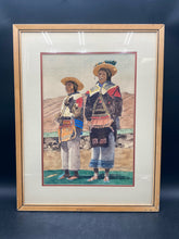 E.A. Evans Signed Native American Watercolor Painting
