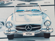 Vintage Mercedes-Benz SL Class "A Proud Heritage" Art Poster, Framed