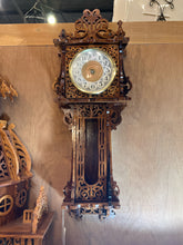 24" Hand Made Fretwork Wooden Scroll Wall Clock