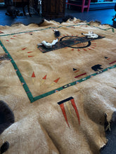 Navajo Buffalo Hide Wall Hanging