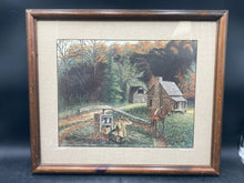 William-Leslie VanHook Signed Limited Edition "Making Lasses" Lithograph