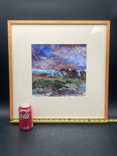 Original 11x11" Paul Zimmerman "Comes The Night" Painting - view 7