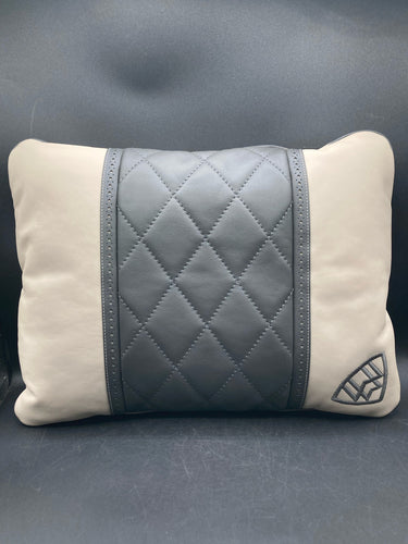 Maybach Mercedes-Benz Genuine OEM Pillow Designo Leather, Tan & Gray