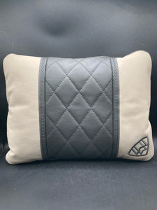 Maybach Mercedes-Benz Genuine OEM Pillow Designo Leather, Tan & Gray