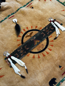 Navajo Buffalo Hide Wall Hanging