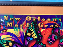 Andrea Mistretta "Metamorph Eyes" Mardi Gras 2004 Poster, Framed