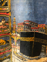 Vintage Kaaba, Al-Masjid an-Nabawi, & Al Aqsa Mosque Islamic Wall Tapestry