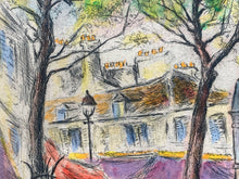 Artist Signed Artist Proof French Cafe Scene Framed Lithograph