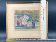 Louis Novak Signed "From Blair Court" Princeton University Linoleum Block Print