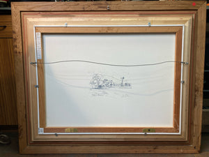 Thomas Kinkade 25.5x34" "Hometown Mornings" S/N Edition Framed Canvas