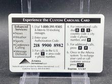 Vintage Athena International LLC Enhanced Phone Card