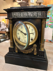 Antique Ansonia Mantle Clock with Key