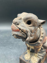 Antique 1880 J.E. Stevens Bulldog Mechanical Cast Iron Coin Bank