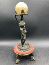 Antique Italian Grand Tour Bronze Silenus The Lamp Bearer Statue
