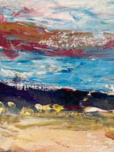 Original Angela Wakefield Impressionist Abstract River Scene Painting W/ CoA