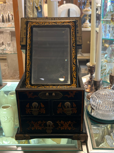 Vintage Asian Folding Jewelry Box