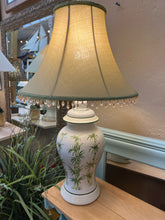 White Ceramic Bamboo Lamp