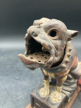 Antique 1880 J.E. Stevens Bulldog Mechanical Cast Iron Coin Bank