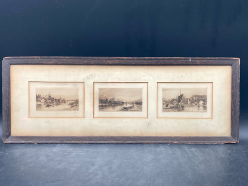 Wilfrid Ball (1853-1917) Netherlands Engravings, Framed