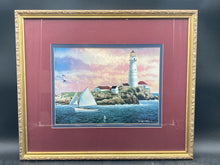 J. Wayne Bystrom Boston Lighthouse Print, Framed