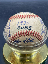 1975 Chicago Cubs team Signed Baseball W/ Bill Madlock Jose Cardenal