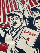 Original Long Live Mao's Thought Mao Zedong Chinese Propaganda Framed Poster